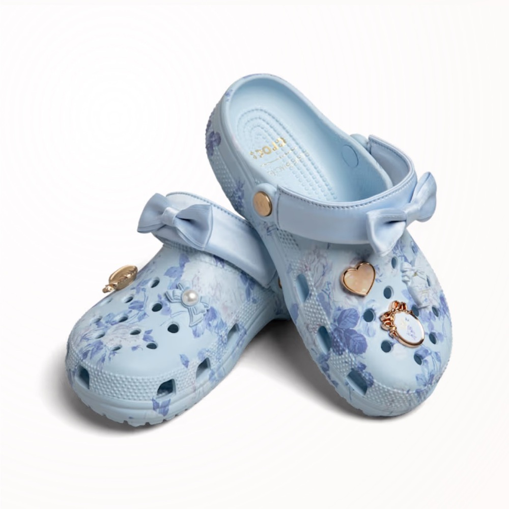 LoveShackFancy X Crocs Mineral Blue Classic Clog
